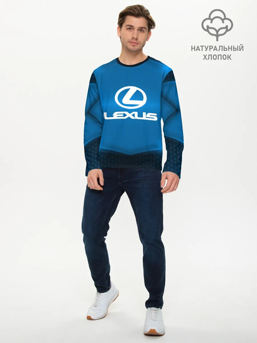 Мужской лонгслив базовый / Lexus SPORT