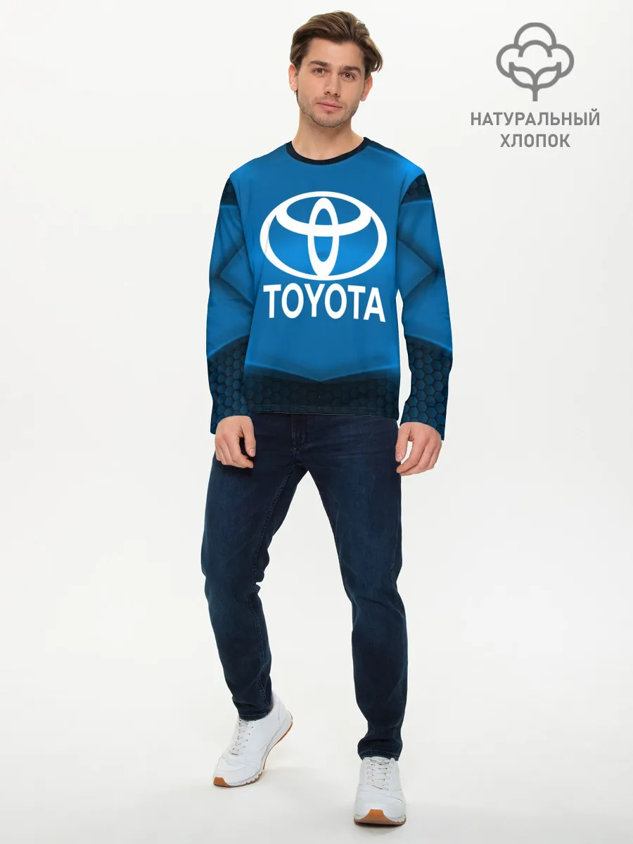 Мужской лонгслив базовый / Toyota SPORT