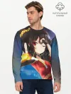 Мужской лонгслив базовый / Megumin луч из руки