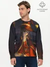 Мужской лонгслив базовый / Megumin ночная