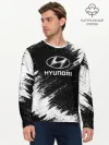 Мужской лонгслив базовый / HYUNDAI