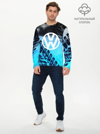 Мужской лонгслив базовый / Volkswagen sport auto motors