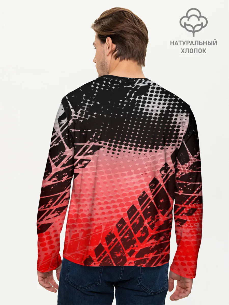 Мужской лонгслив базовый / Audi sport auto motors