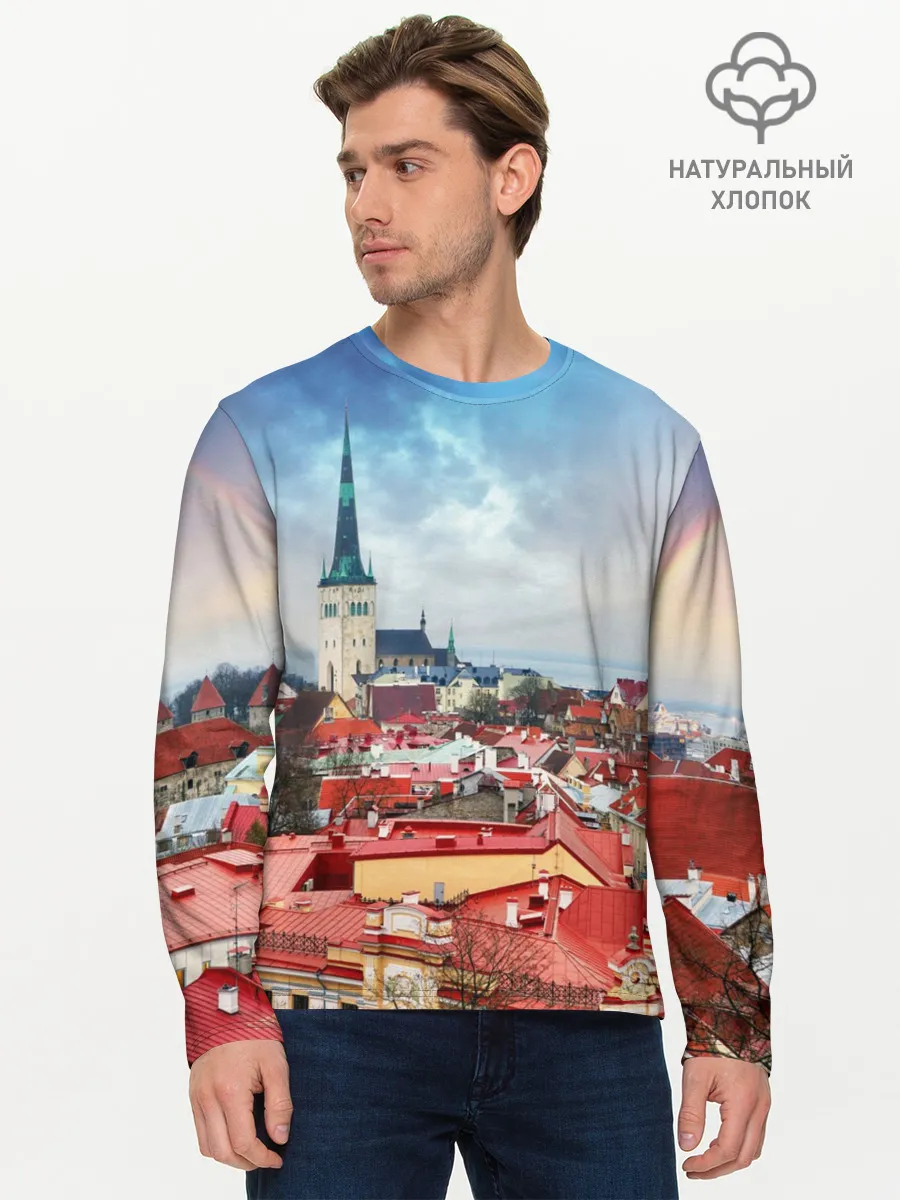 Мужской лонгслив базовый / Таллин