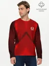 Мужской лонгслив базовый / Mazda car sport RED