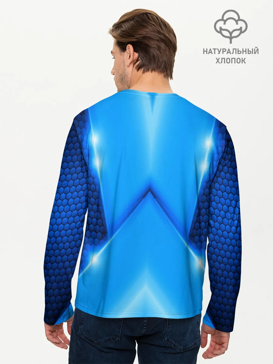 Мужской лонгслив базовый / Mitsubishi car sport SKY