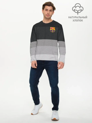Мужской лонгслив базовый / Барселона