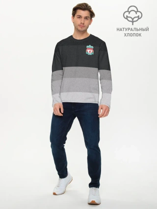 Мужской лонгслив базовый / Ливерпуль