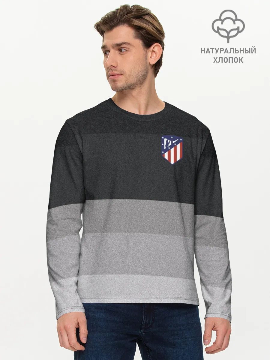 Мужской лонгслив базовый / Атлетико Мадрид