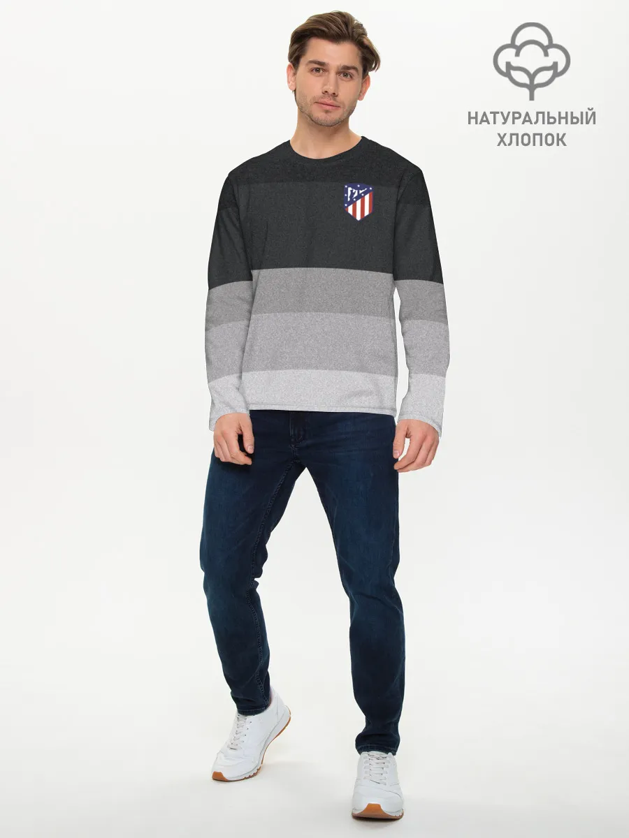 Мужской лонгслив базовый / Атлетико Мадрид
