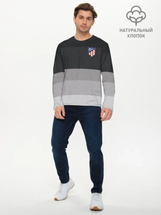 Мужской лонгслив базовый / Атлетико Мадрид