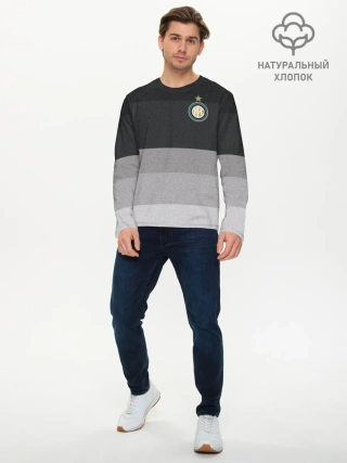 Мужской лонгслив базовый / Интер