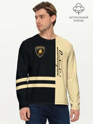Мужской лонгслив базовый / Lamborghini