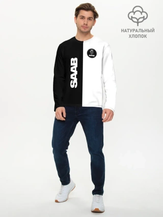 Мужской лонгслив базовый / Saab