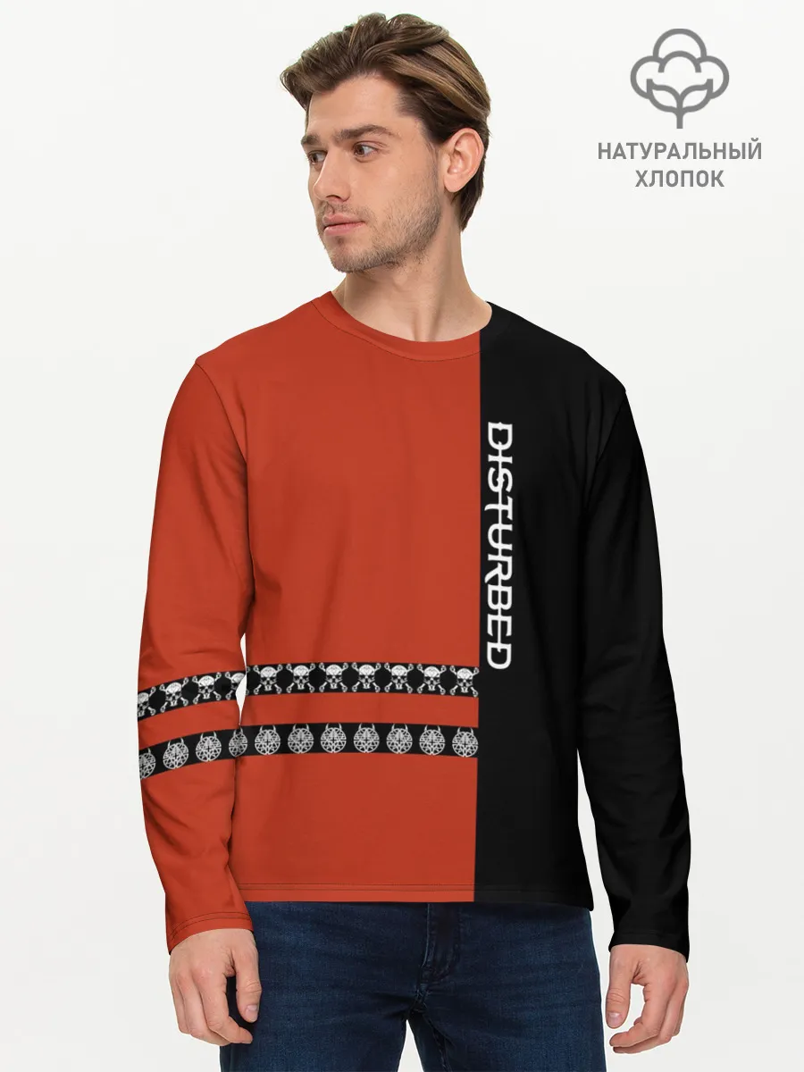 Мужской лонгслив базовый / Disturbed