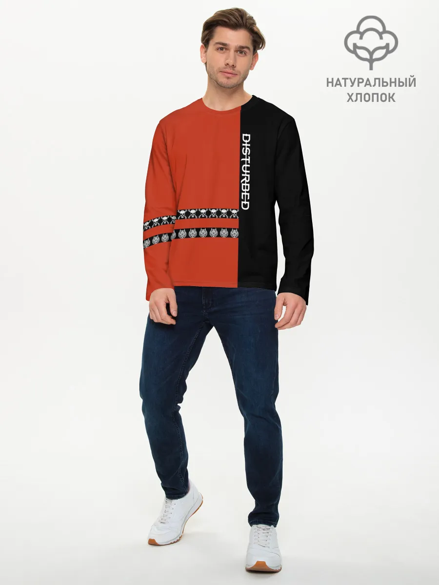 Мужской лонгслив базовый / Disturbed