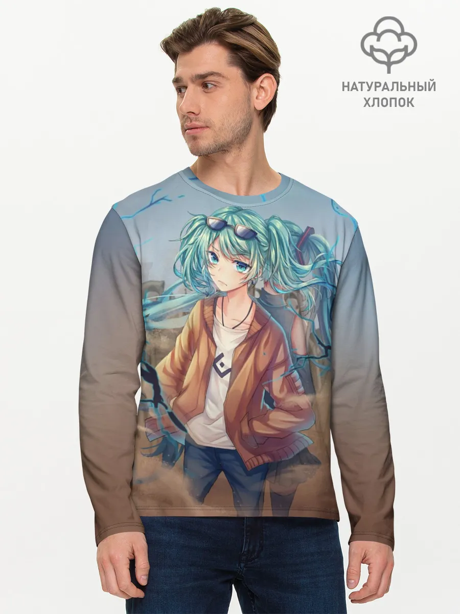 Мужской лонгслив базовый / Suna Miku