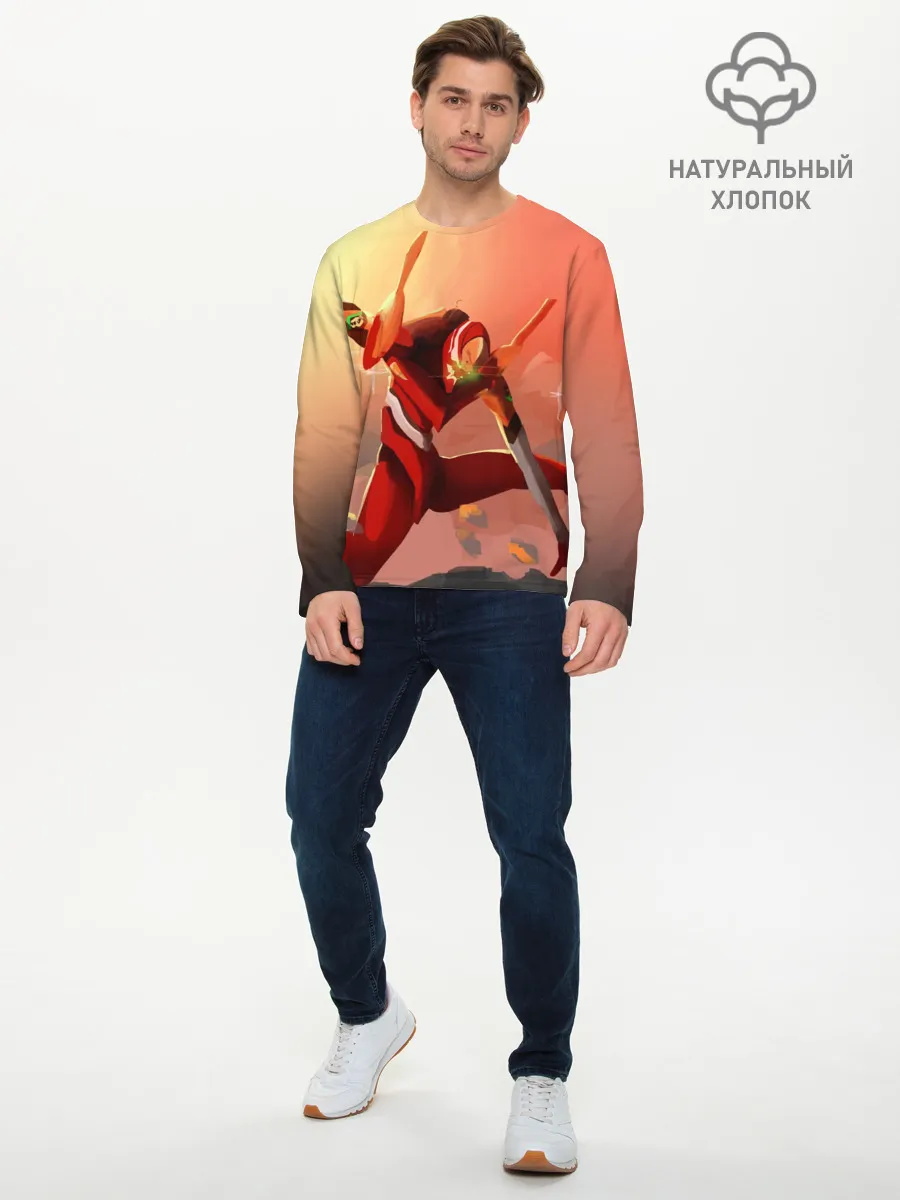 Мужской лонгслив базовый / Asuka Langley Soryu