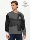 Мужской лонгслив базовый / REAL MADRID SPORT GRAY