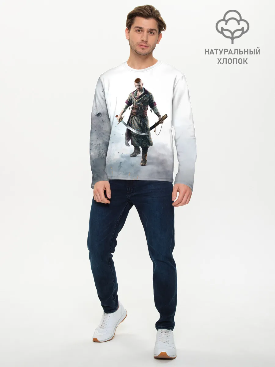 Мужской лонгслив базовый / Ольгерд