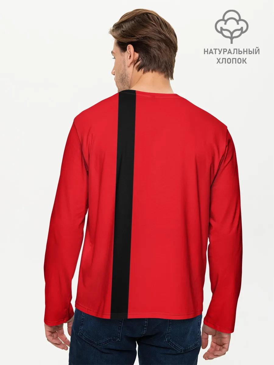 Мужской лонгслив базовый / Турция лента