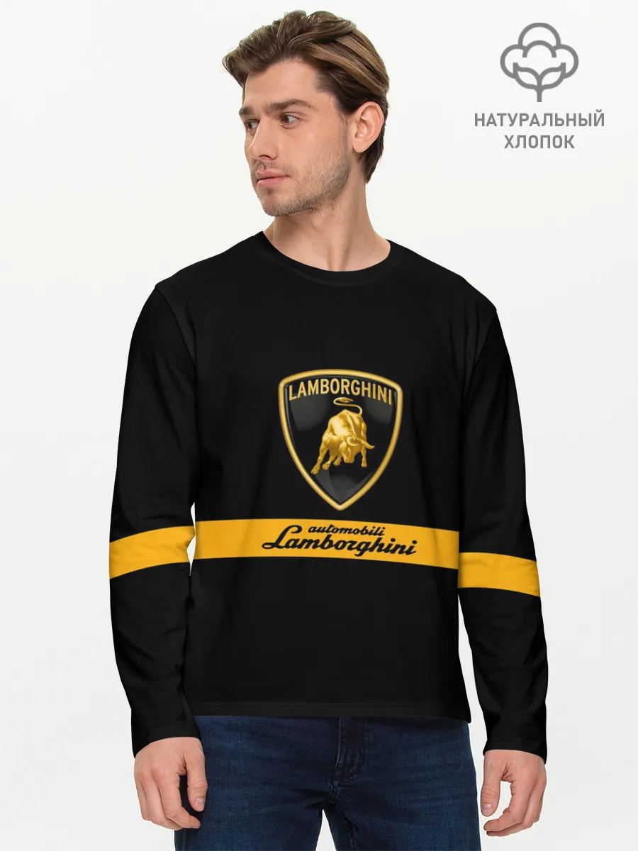 Мужской лонгслив базовый / Lamborghini Automobili S.p.A.