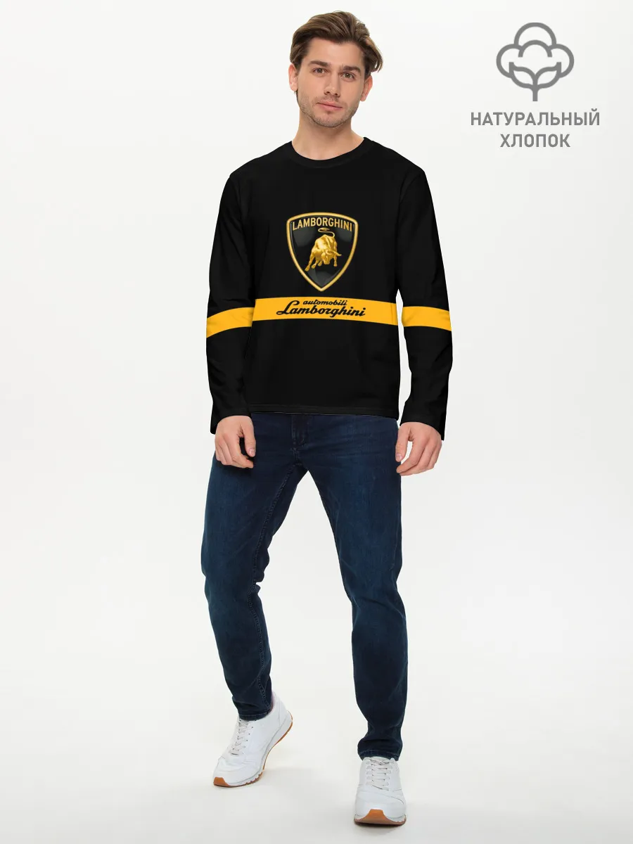 Мужской лонгслив базовый / Lamborghini Automobili S.p.A.