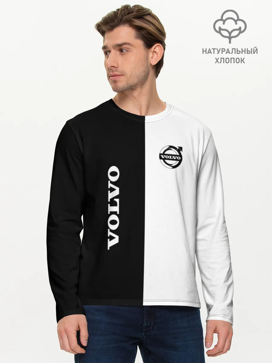 Мужской лонгслив базовый / Volvo