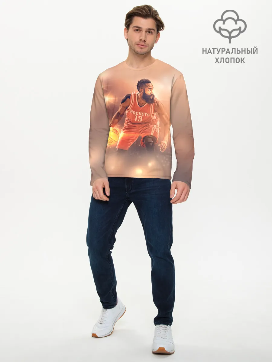 Мужской лонгслив базовый / NBA Stars