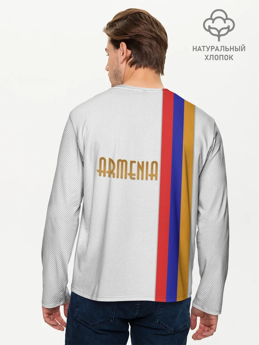 Мужской лонгслив базовый / Armenia 2