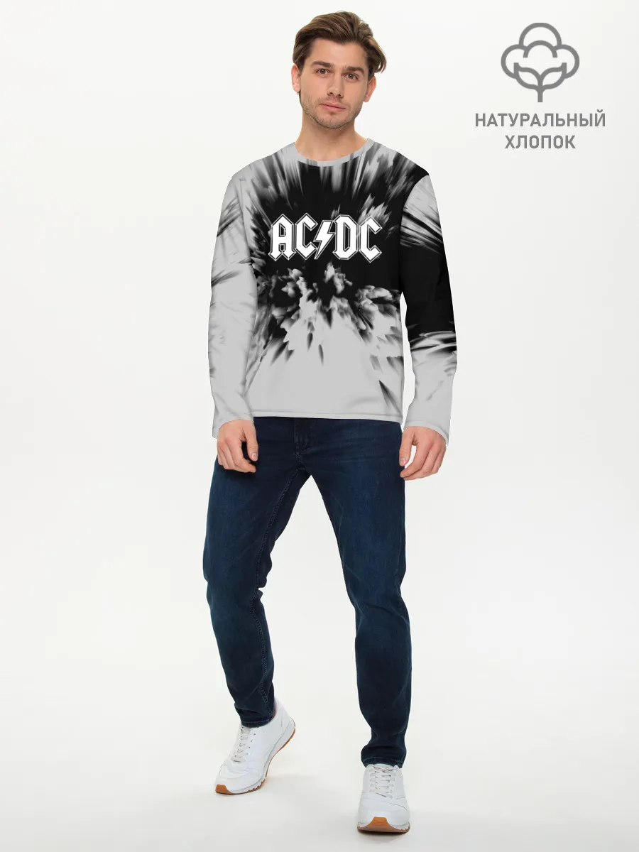 Мужской лонгслив базовый / AC/DC