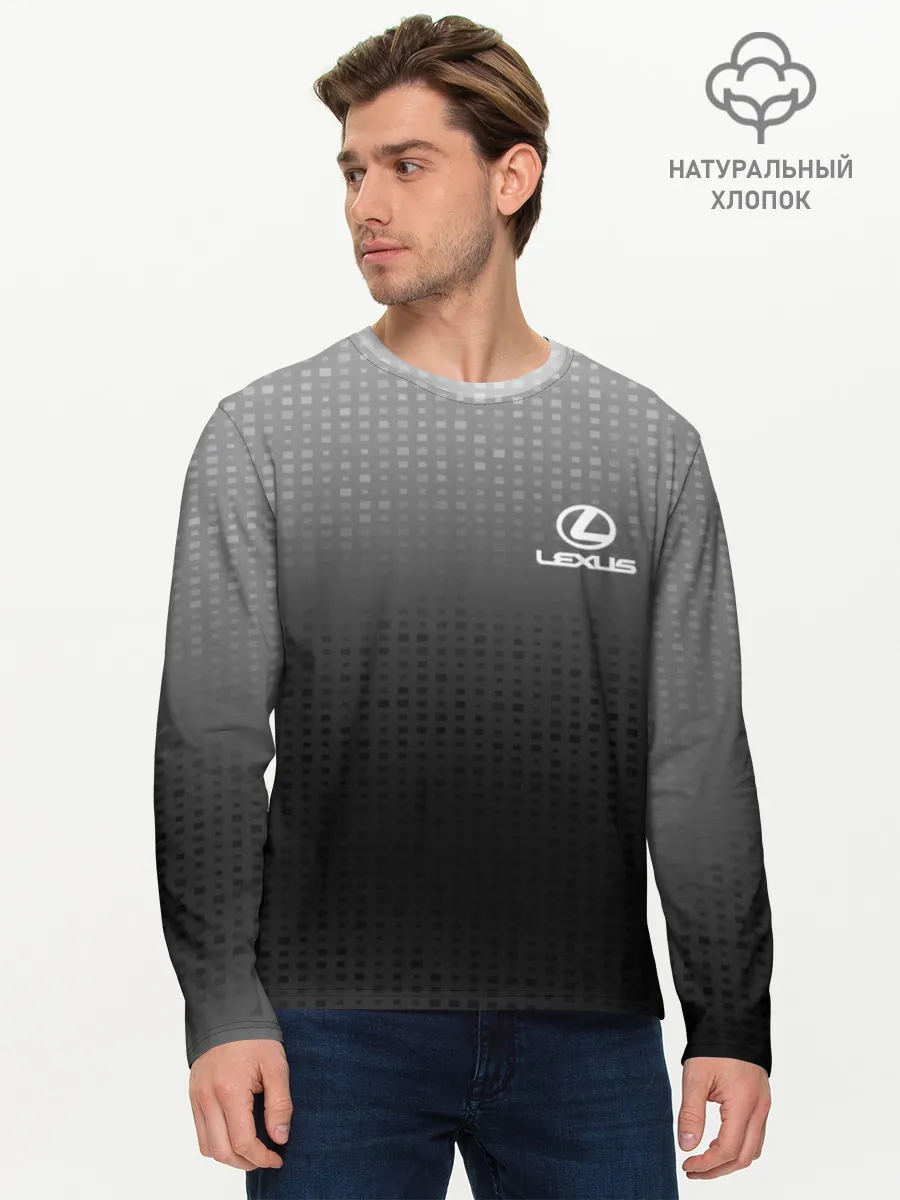 Мужской лонгслив базовый / Lexus sport collection