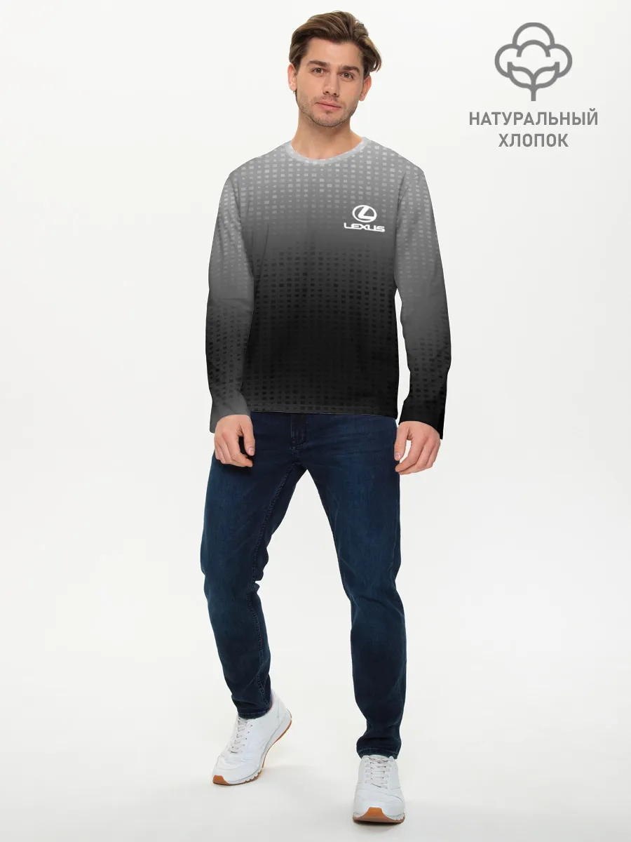 Мужской лонгслив базовый / Lexus sport collection