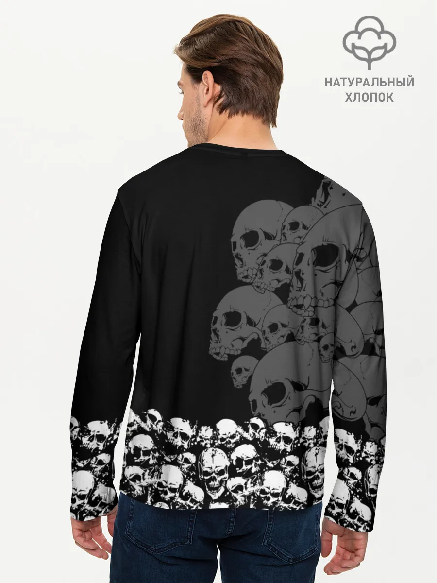Мужской лонгслив базовый / Slayer Black