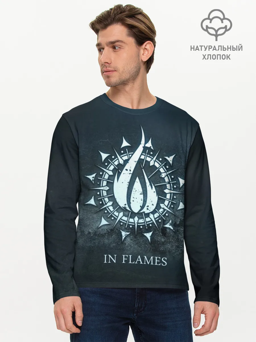 Мужской лонгслив базовый / In Flames