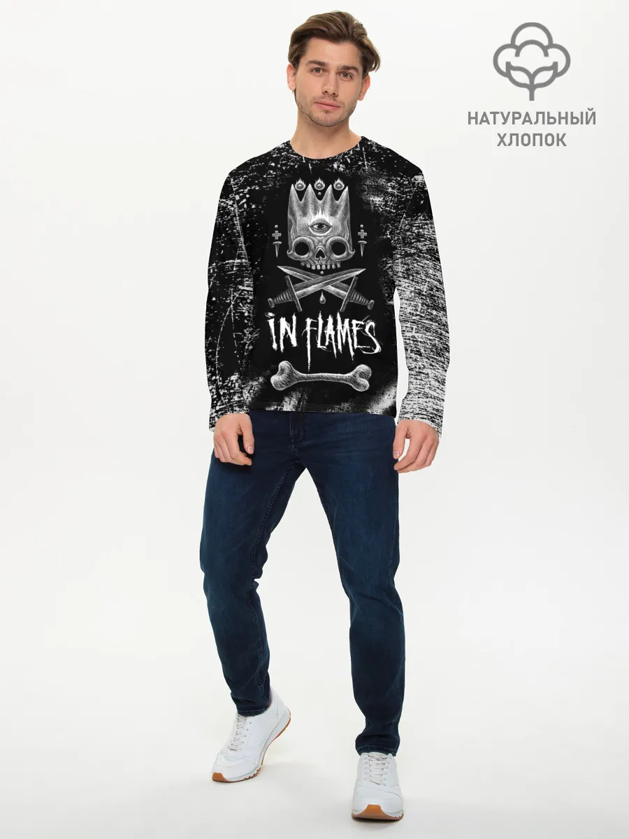 Мужской лонгслив базовый / In Flames King