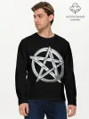 Мужской лонгслив базовый / Пентаграмма