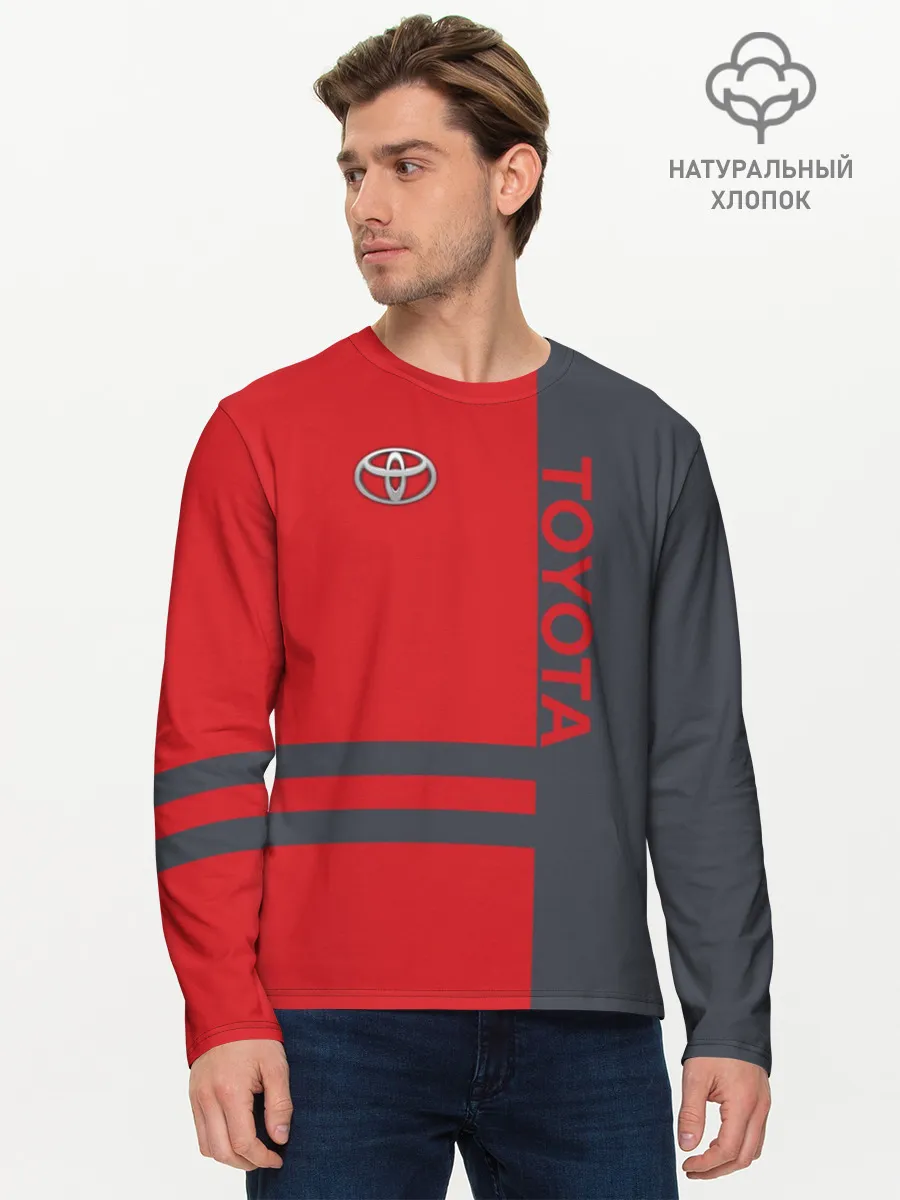 Мужской лонгслив базовый / Toyota