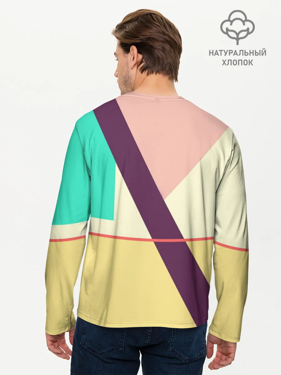 Мужской лонгслив базовый / Велосипед