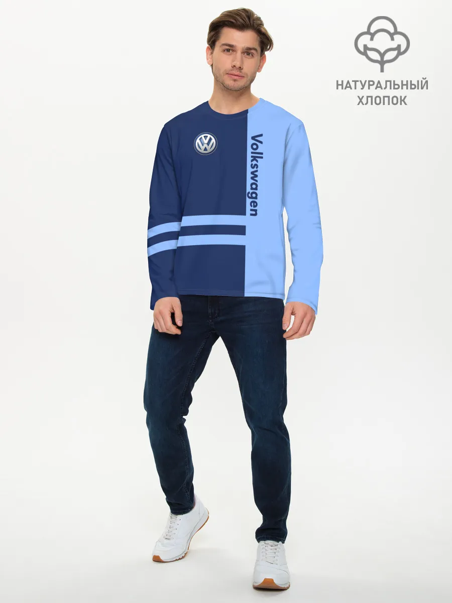 Мужской лонгслив базовый / Volkswagen