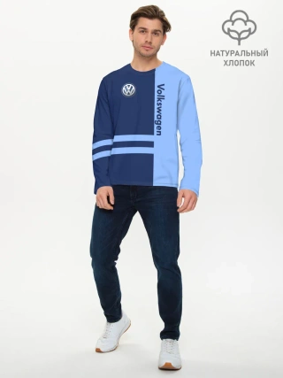 Мужской лонгслив базовый / Volkswagen