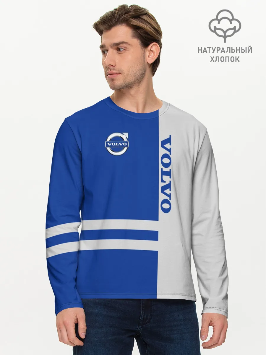 Мужской лонгслив базовый / Volvo