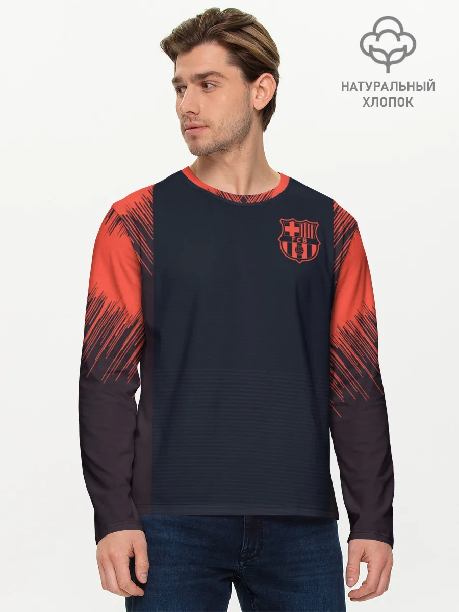 Мужской лонгслив базовый / Barcelona Training 18-19