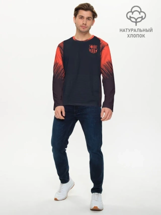 Мужской лонгслив базовый / Barcelona Training 18-19