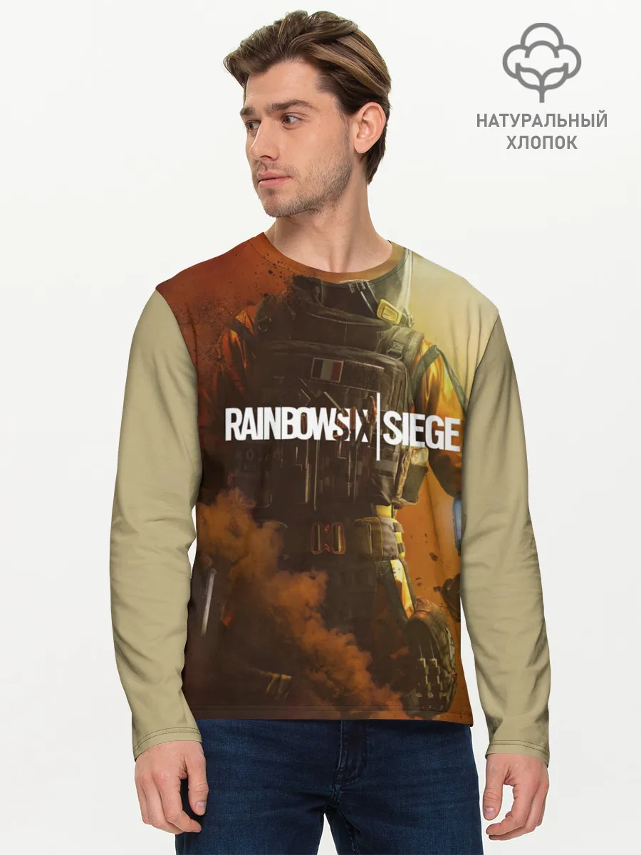 Мужской лонгслив базовый / RAINBOW SIX SIEGE OUTBREAK