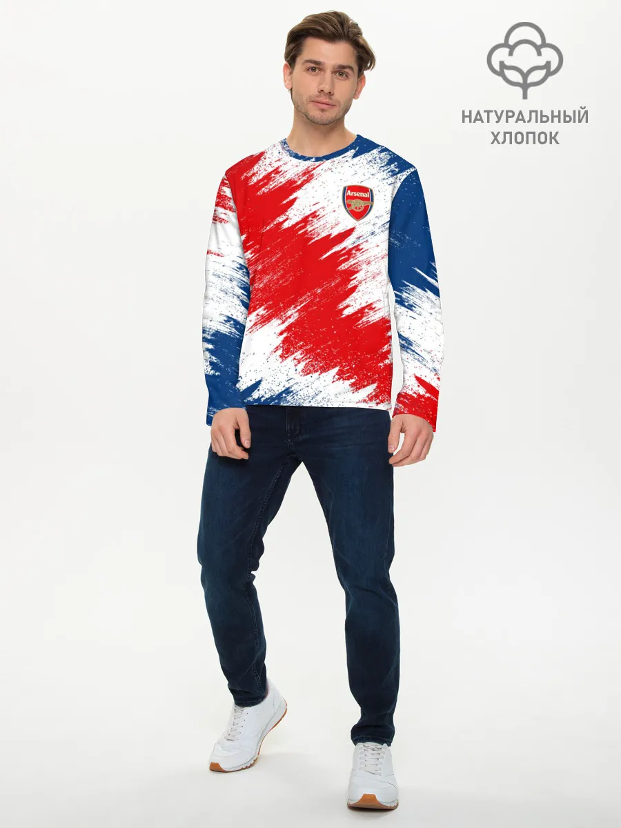 Мужской лонгслив базовый / Arsenal