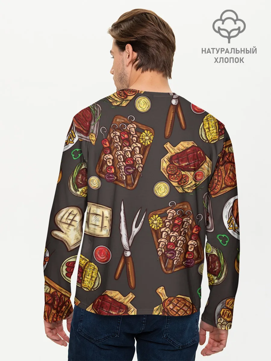 Мужской лонгслив базовый / Вкуснятина