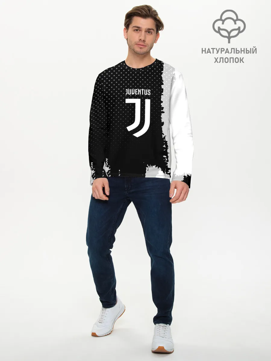 Мужской лонгслив базовый / JUVENTUS
