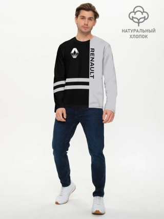 Мужской лонгслив базовый / Renault