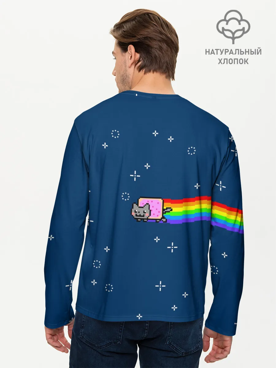 Мужской лонгслив базовый / Нянкот